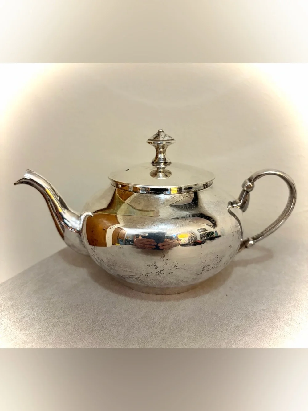 Restoration Hardware RAJ TEAPOT Silver Plate Made In India with Lid and Tea Pot